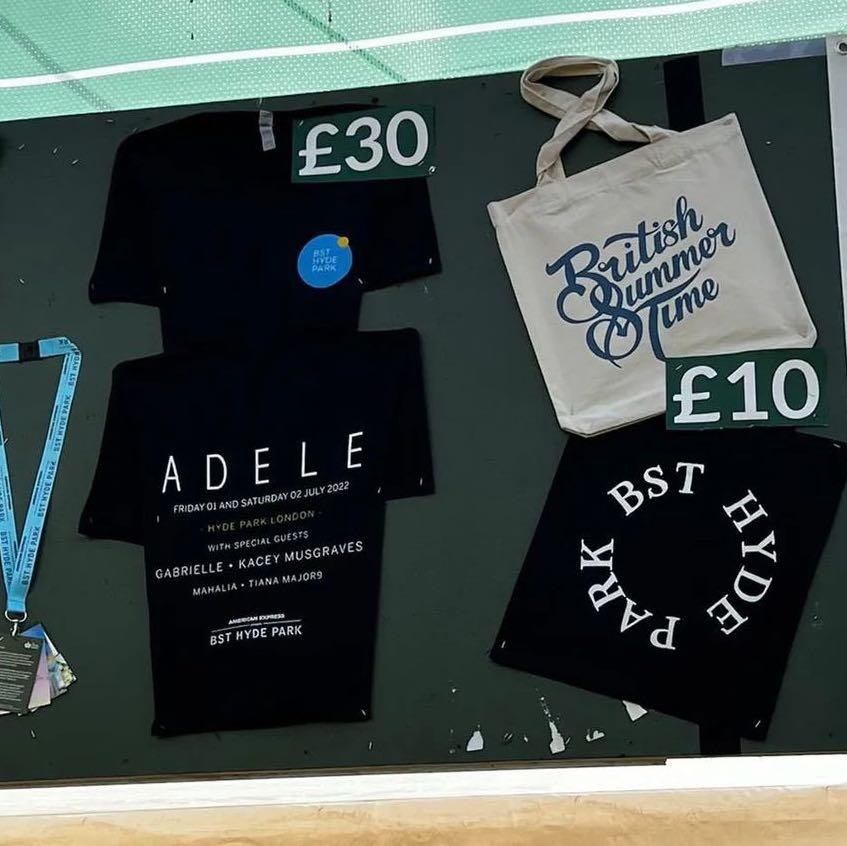 merchandise adele